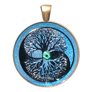 The Intertwining  ‘Yin Yang Tree of Life’ Orgone Pendant